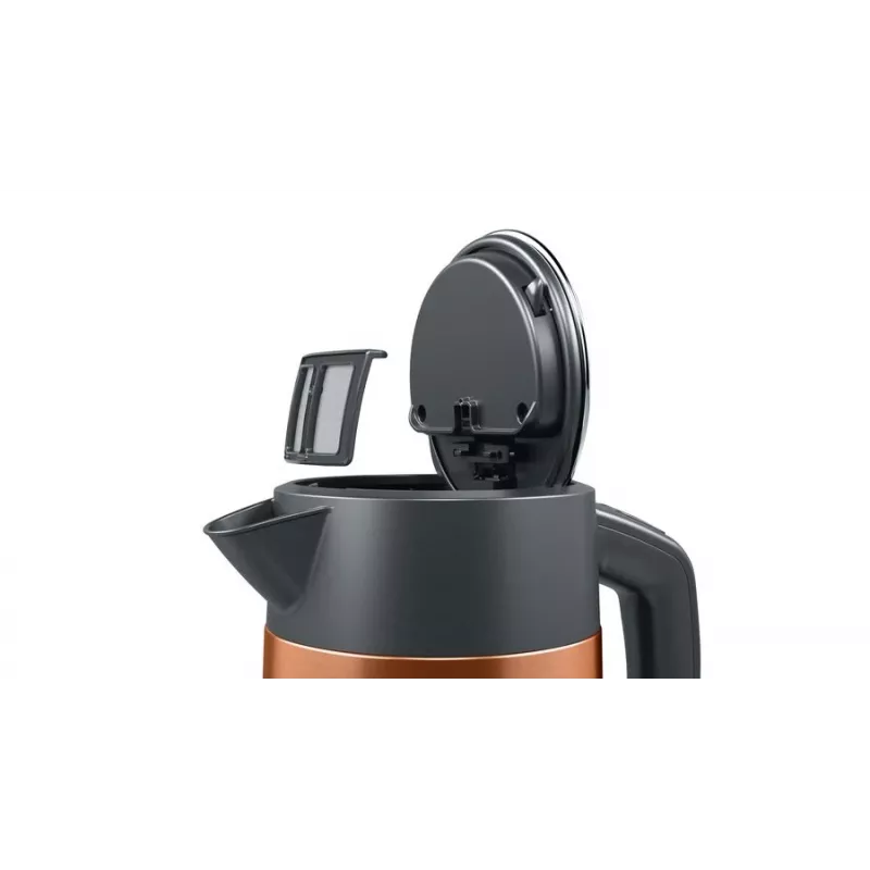 Bosch TWK4P439 sähköinen vedenkeitin 1,7 L 2400 W musta, kulta