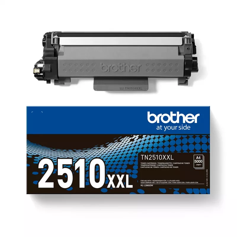 Värikasetti Brother TN2510XXL XXL musta, 3 000 sivua, 1 kpl