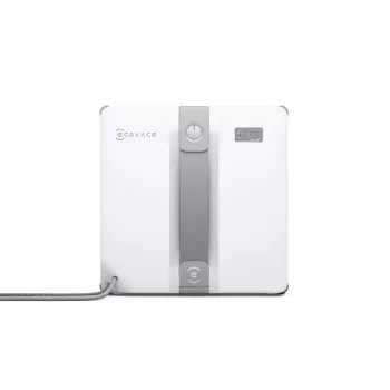 Ikkunanpesuri Ecovacs WINBOT MINI — imukuppi, litiumioniakku, min. ikkuna 22×25 cm, 1,3 kg, 215×215×55 mm, harmaa/valkoinen