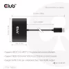 CLUB3D Quad DisplayPort™ -keskitin – 4 x 4K resoluutio @ 30Hz, MST-tuki