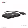 CLUB3D Quad DisplayPort™ -keskitin – 4 x 4K resoluutio @ 30Hz, MST-tuki