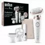 Braun Silk-épil 9 Flex 9-360 3D 40 pinsettiä rose, valkoinen