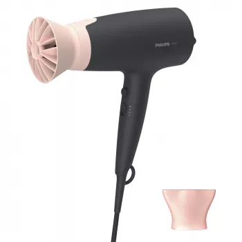 Philips 3000 series BHD350/10 hiustenkuivaaja, DC, musta, pinkki, ripustussilmukka, 1,8 m, 2100 W, 220 - 240 V