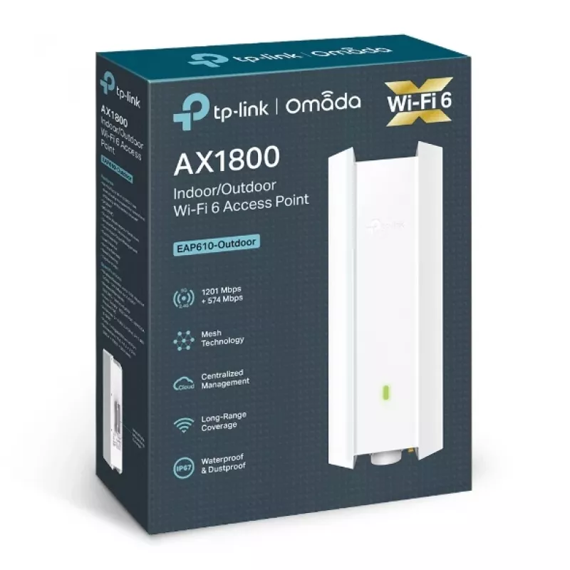 TP-Link Omada EAP610-Outdoor 1800 Mbit/s valkoinen Power over Ethernet (PoE)
