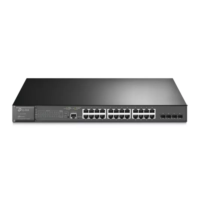 TP-Link Omada 28-porttinen gigabit L2+ hallittava kytkin 24-porttisella PoE+