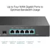 TP-Link SafeStream gigabit Multi-WAN VPN-reititin, Ethernet WAN, gigabit Ethernet, musta