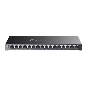 TP-Link Omada 16-porttinen gigabit Smart-kytkin 8-porttisella PoE+, hallittava, L2/L2+, gigabit Ethernet (10/100/1000), Power over Ethernet (PoE), räkkiasennus