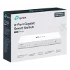 TP-Link Festa FS308G 8-porttinen Gigabit-hallittava L2/L2+-kytkin, valkoinen