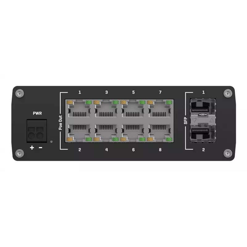 TELTONIKA TSW200 Industrial hallitsematon PoE+ gigabit Ethernet -kytkin