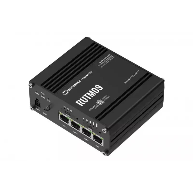 Langallinen reititin Teltonika RUTM09 gigabit Ethernet 4G LTE