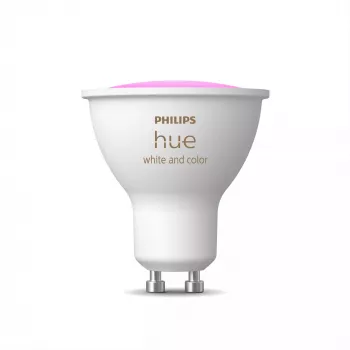 Philips Hue White and colour ambience GU10 – älykäs Spot, Bluetooth/Zigbee, LED, GU10, GU10, 2000 K, 6500 K