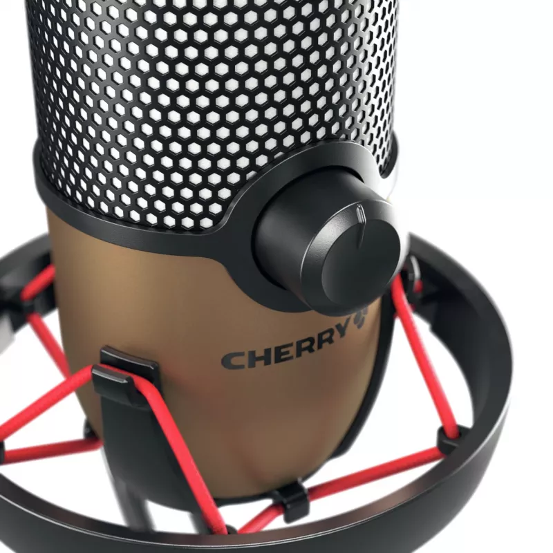 CHERRY UM 9.0 PRO RGB musta, Copper pöytämikrofoni