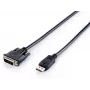 Equip DisplayPort - DVI-D Dual Link -kaapeli, 2m, 2 m, DisplayPort, DVI-D, pistoke, pistoke, 1920 x 1200 pikseliä