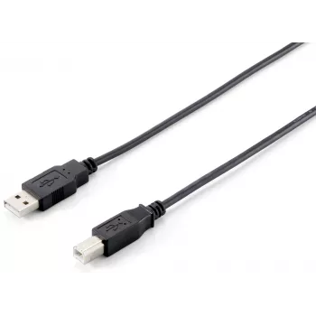 USB 2.0 Type-A - Type-B -kaapeli Equip 128862 5,0 m musta