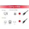 Equip USB 2.0 Type-A - Type-B -kaapeli, 2,0 m, musta