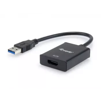 Equip USB 3.0 - HDMI -adapteri, 3.2 Gen 1 (3.1 Gen 1), USB Type-A, HDMI-lähtö, 1920 x 1080 pikseliä