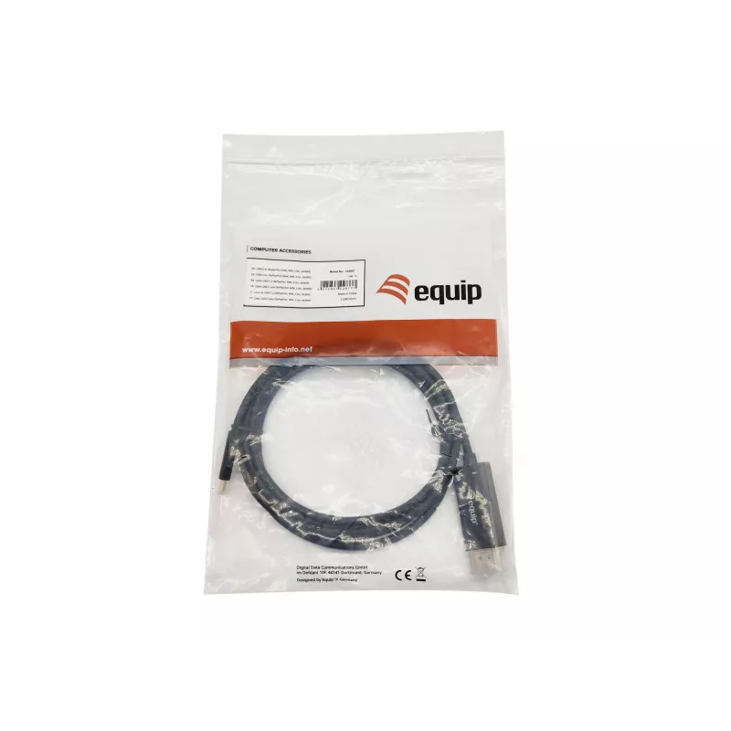 Equip USB-C - DisplayPort -kaapeli, pistoke/pistoke, 2,0 m, 4K/60Hz