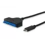 Equip USB Type-C - SATA -kaapeli, musta, 6 Gbit/s, 50 mm, 150 mm, 500 mm, 50 g
