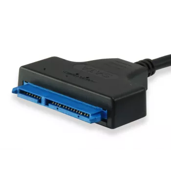 Equip USB Type-C - SATA -kaapeli, musta, 6 Gbit/s, 50 mm, 150 mm, 500 mm, 50 g
