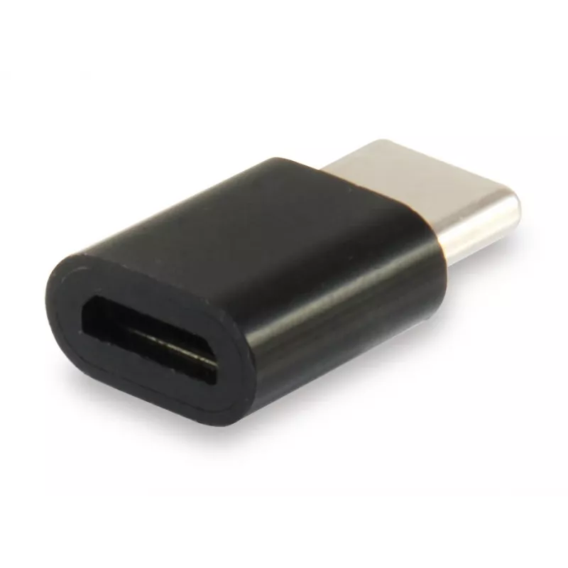 Equip USB Type-C - Micro USB -adapteri, USB C, Micro USB B, musta