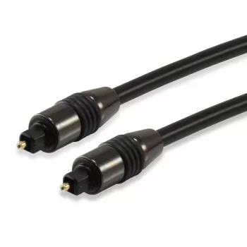 Equip TOSLINK optinen SPDIF-digitaaliäänikaapeli, 1,8 m, TOSLINK, uros, TOSLINK, uros, 1,8 m, musta