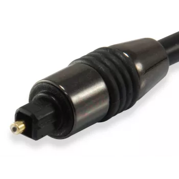Equip TOSLINK optinen SPDIF-digitaaliäänikaapeli, 1,8 m, TOSLINK, uros, TOSLINK, uros, 1,8 m, musta