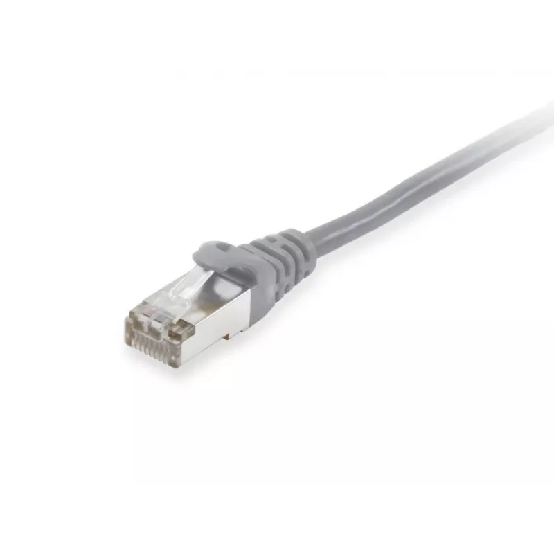 Equip Cat.6 S/FTP verkkokaapeli, 10 m, harmaa, 10 m, Cat6, S/FTP (S-STP), RJ-45, RJ-45, harmaa