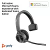 HP Poly Voyager 4310 Microsoft Teams -sertifioitu USB-A-kuulokemikrofoni + BT700-sovitin