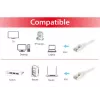 Verkkokaapeli Equip Cat.6A S/FTP RJ-45 1,5 m valkoinen