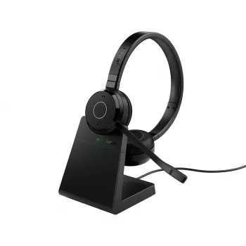 Jabra Evolve 65 TE - Link390a MS Stereo (sis. jalustan), johdollinen ja langaton, 20 - 20000 Hz, toimisto/asiakaspalvelu, 106,3 g, kuulokemikrofoni, musta
