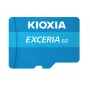 MicroSDHC-muistikortti Kioxia EXCERIA G2 128 GB UHS-III U3 V30 A1, luku 100 MB/s, kirjoitus 50 MB/s, sininen