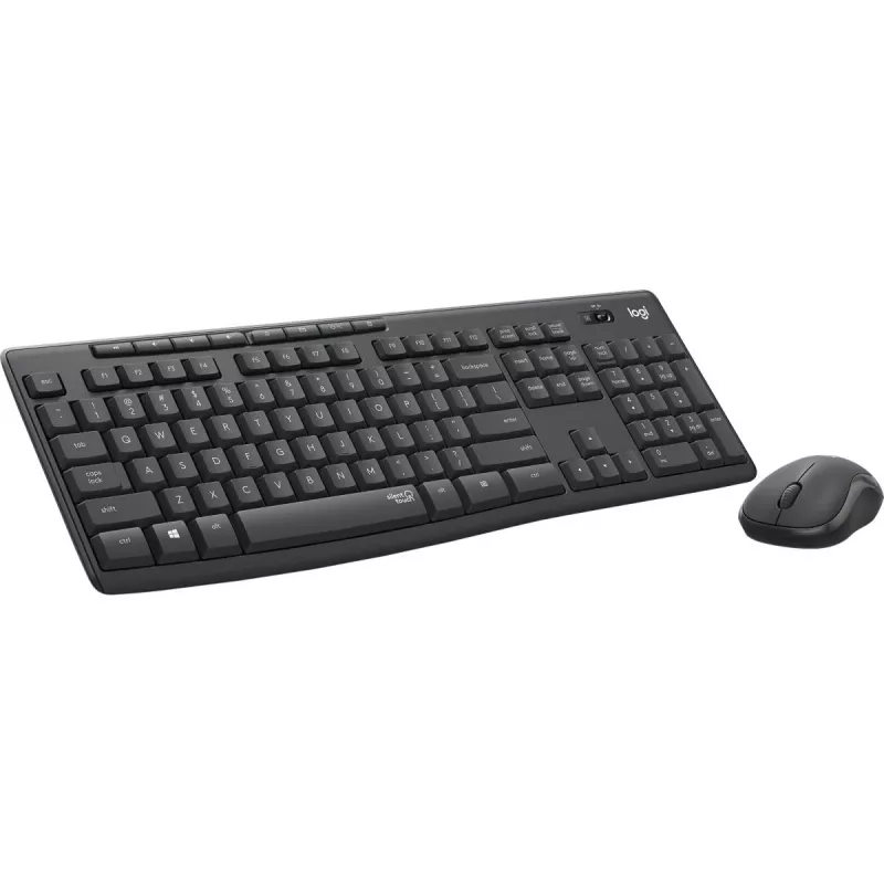 Logitech MK295 Silent Wireless Combo näppäimistö ja hiiri sisältäen Office USB QWERTZ saksa grafiitti