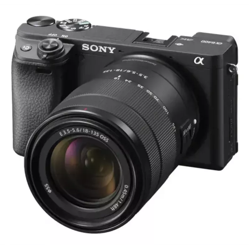 Kamera Sony α ILCE-6400AK 24,2 MP 4K Ultra HD musta