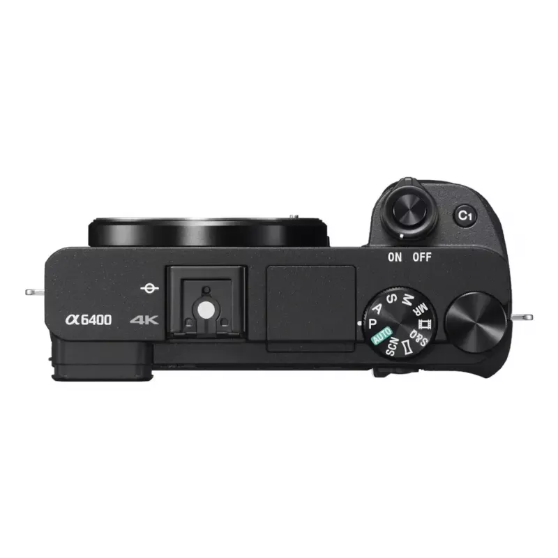 Kamera Sony α ILCE-6400AK 24,2 MP 4K Ultra HD musta
