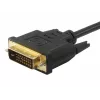 Equip HDMI - DVI-D Single Link -kaapeli, 2m, 2 m, HDMI, DVI-D, uros, uros, kulta