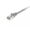 Verkkokaapeli Equip Cat.6A S/FTP RJ-45 0,15m harmaa