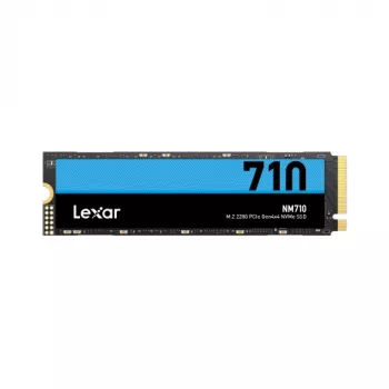 M.2 NVMe SSD Lexar NM710 1 TB PCIe 4.0, 2280, luku 5000 MB/s, kirjoitus 4500 MB/s