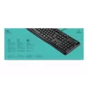 LOGITECH K120 näppäimistö – USB kaapelilla – Qwerty US/International