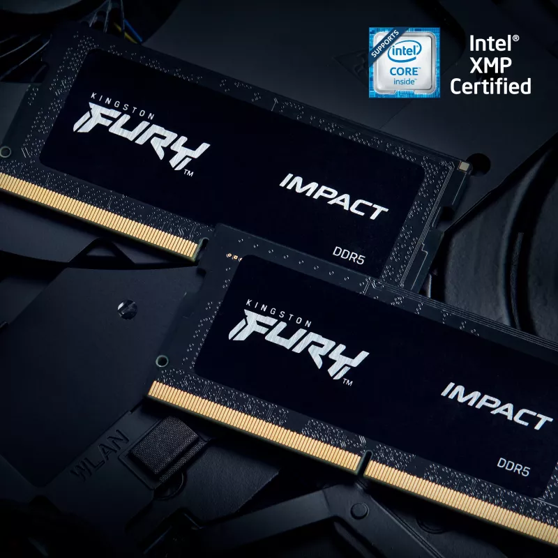 Kingston Technology FURY 64GB 4800MT/s DDR5 CL38 SODIMM (2 kpl:n sarja) Impact