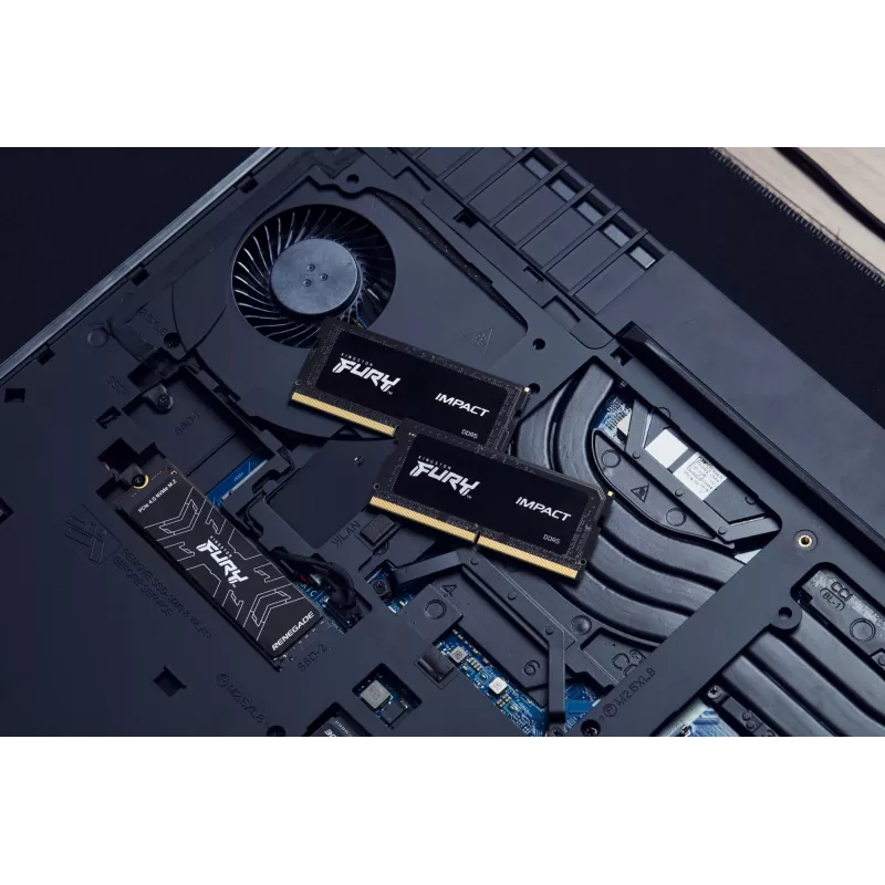 Kingston Technology FURY 64GB 4800MT/s DDR5 CL38 SODIMM (2 kpl:n sarja) Impact
