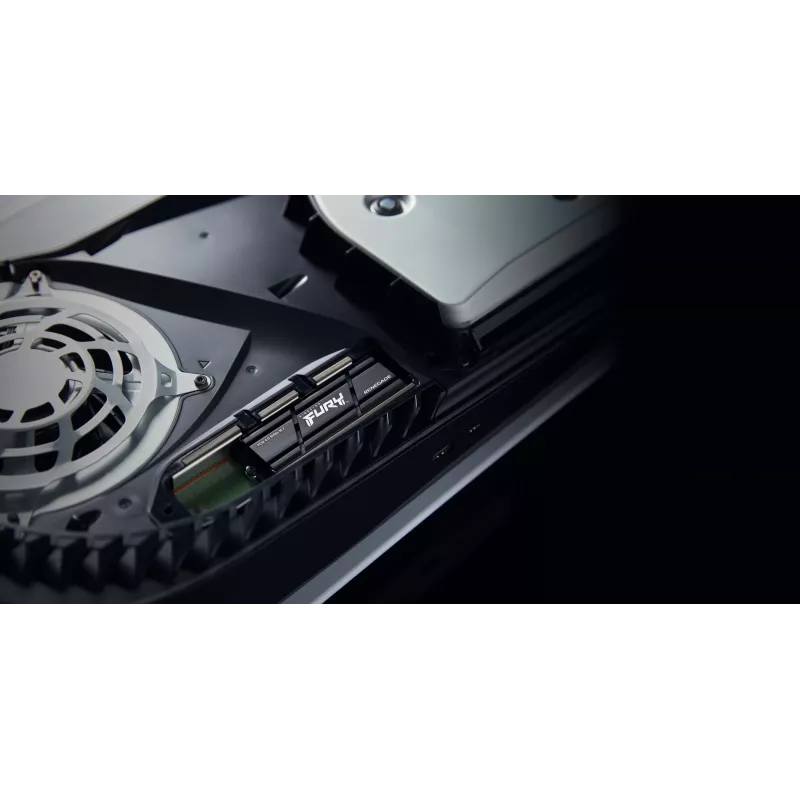 Kingston Technology 2000G RENEGADE PCIe 4.0 NVMe SSD jäähdytyssiilillä