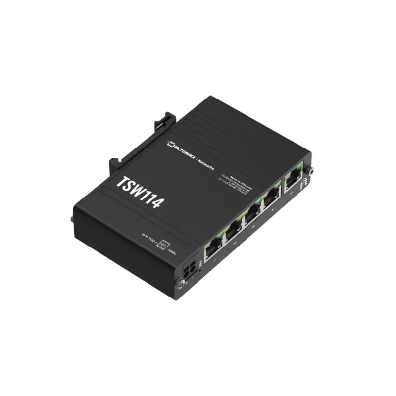 TELTONIKA Tsw114 hallitsematon 5-porttinen Gigabit Ethernet -kytkin