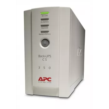 APC Back-UPS, 350VA/210W, Tower, 230V, 4x IEC C13 pistorasiaa, käyttäjän vaihdettava akku