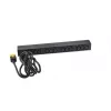 APC AP9565 Basic räkki-PDU-virranjakelulaite, 1U, yksivaiheinen, 16 A, 208/230 V, 3680 W, 12 C13-lähtöä, C20-tulo, 2,5 m johto, musta