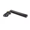 APC AP9565 Basic räkki-PDU-virranjakelulaite, 1U, yksivaiheinen, 16 A, 208/230 V, 3680 W, 12 C13-lähtöä, C20-tulo, 2,5 m johto, musta