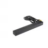 APC AP9565 Basic räkki-PDU-virranjakelulaite, 1U, yksivaiheinen, 16 A, 208/230 V, 3680 W, 12 C13-lähtöä, C20-tulo, 2,5 m johto, musta