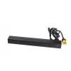 APC AP9565 Basic räkki-PDU-virranjakelulaite, 1U, yksivaiheinen, 16 A, 208/230 V, 3680 W, 12 C13-lähtöä, C20-tulo, 2,5 m johto, musta