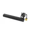 APC AP9565 Basic räkki-PDU-virranjakelulaite, 1U, yksivaiheinen, 16 A, 208/230 V, 3680 W, 12 C13-lähtöä, C20-tulo, 2,5 m johto, musta