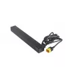 APC AP9565 Basic räkki-PDU-virranjakelulaite, 1U, yksivaiheinen, 16 A, 208/230 V, 3680 W, 12 C13-lähtöä, C20-tulo, 2,5 m johto, musta
