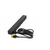 APC AP9565 Basic räkki-PDU-virranjakelulaite, 1U, yksivaiheinen, 16 A, 208/230 V, 3680 W, 12 C13-lähtöä, C20-tulo, 2,5 m johto, musta